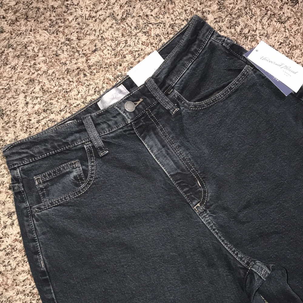 🐠Universal Thread Womans Dark Wash High Rise Wide Leg Relaxed Jeans Size 6 | NWT - Picture 2 of 7